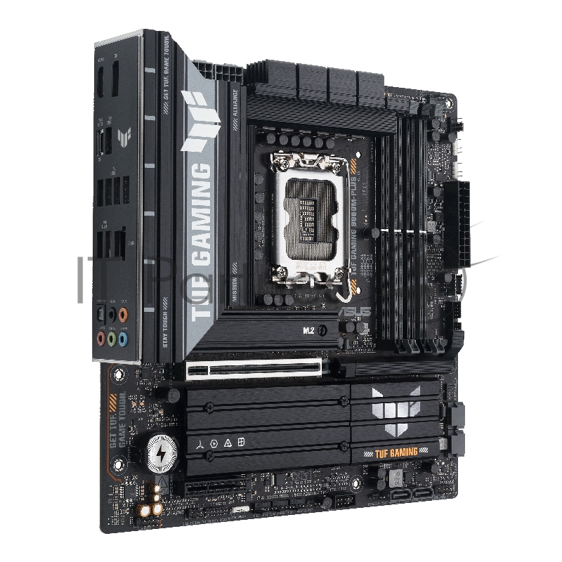 Материнская плата ASUS TUF GAMING B860M-PLUS, LGA 1851, Intel B860, 4xDDR5, 4xSATA, 3xM.2, 1xPCIe 5.0 x16, 1xPCIe x4, 1xUSB-C, 4xUSB-A 3.2 Gen 1, 2xUSB-A 3.2 Gen 2, 1xHDMI, 1xDP, 1x2.5Gb LAN, 7.1, mATX
