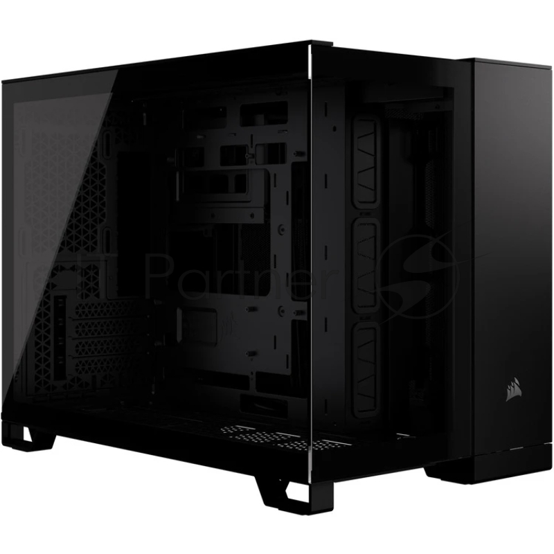 Корпус без блока питания Corsair 2500X Airflow, Midi-Tower, TG, no fan, 2xUSB-A 3.2, 1xUSB 3.2 Type-C, mATX, mITX Black