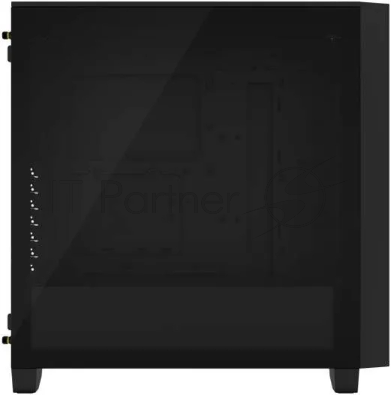 Корпус без блока питания Corsair 3000D RGB Airflow, Midi-Tower, TG, 3x120mm RGB, 2xUSB-A 3.2, E-ATX, ATX, mATX, mITX Black