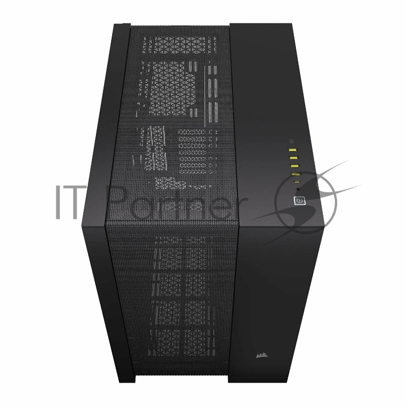 Корпус без блока питания Corsair 6500D Airflow, Midi-Tower, TG, no fan, 4xUSB-A 3.2, 1xUSB 3.2 Type-C, E-ATX, ATX, mATX, mITX Black