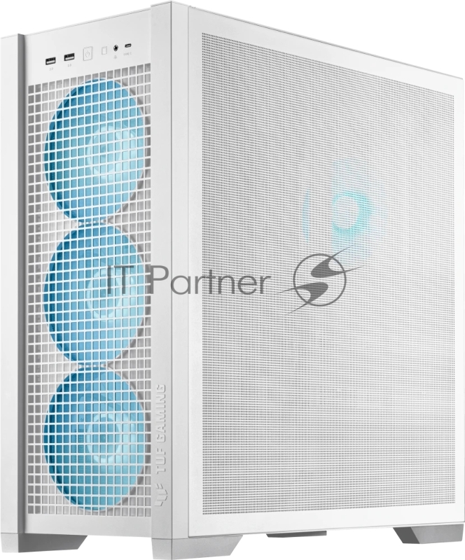 Корпус ASUS TUF GAMING GT302 TG ARGB WHITE/ GT302/ARGB FANS/WHT (90DC00I3-B19000)