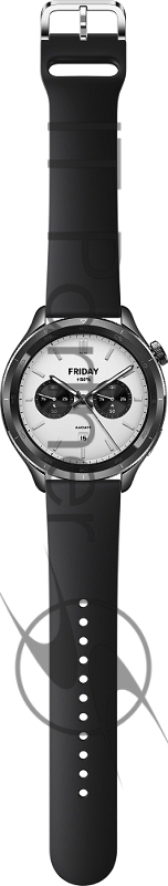 Смарт-часы Xiaomi Watch S4 47мм 1.43 AMOLED корп.черный рем.черный (BHR9195GL)