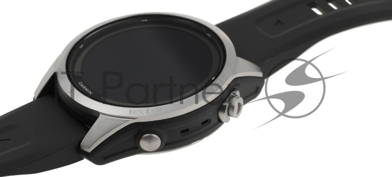 Смарт-часы Garmin Fenix 7S Pro 30.4мм 1.2 transflective корп.серебристый рем.графитовый (010-02776-00)