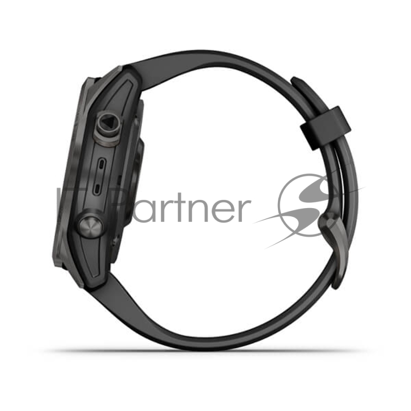 Смарт-часы Garmin Fenix 7S Sapphire Solar 40мм 1.2 корп.черный рем.черный (010-02539-25)