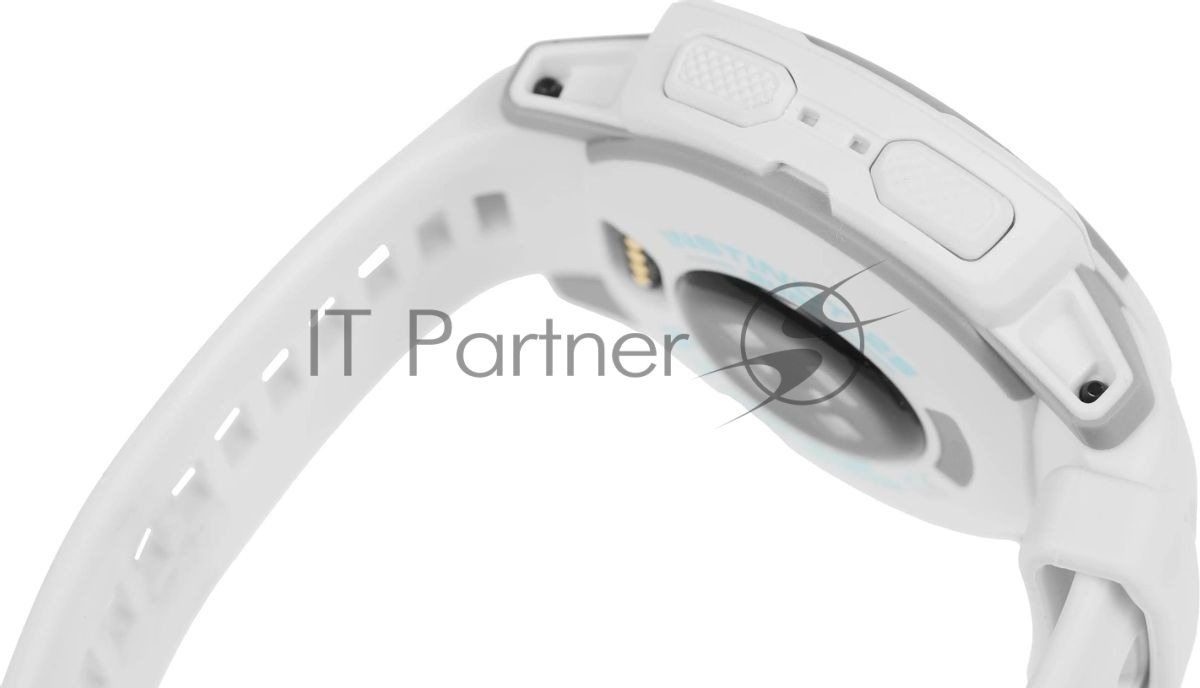 Смарт-часы Garmin Instinct 2s Solar 40мм 1.2 AMOLED корп.черный/белый рем.белый (010-02564-03)