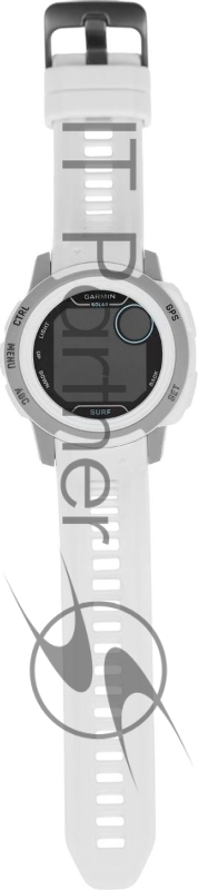 Смарт-часы Garmin Instinct 2s Solar 40мм 1.2 AMOLED корп.черный/белый рем.белый (010-02564-03)