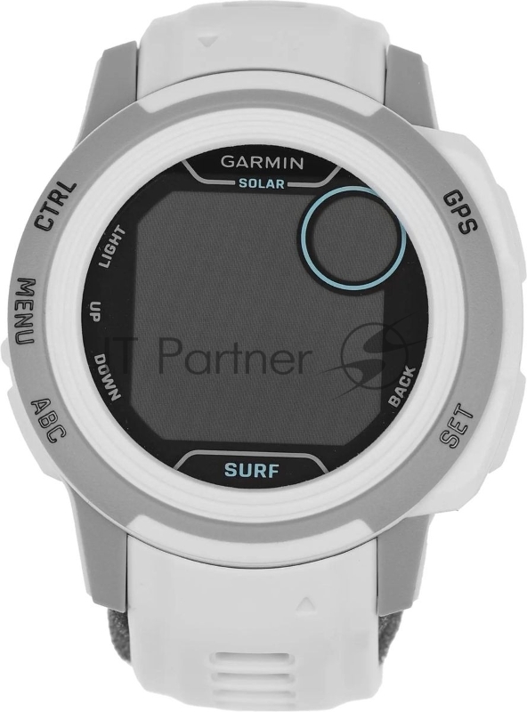 Смарт-часы Garmin Instinct 2s Solar 40мм 1.2 AMOLED корп.черный/белый рем.белый (010-02564-03)