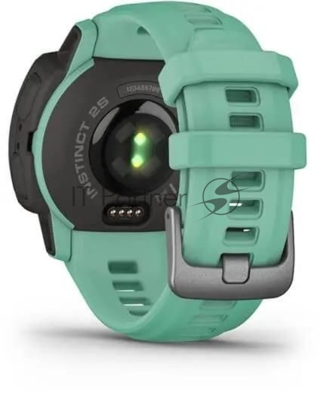 Смарт-часы Garmin Instinct 2S Solar Tactical 20мм 1.3 AMOLED корп.черный/мятный рем.мятный (010-02564-02)