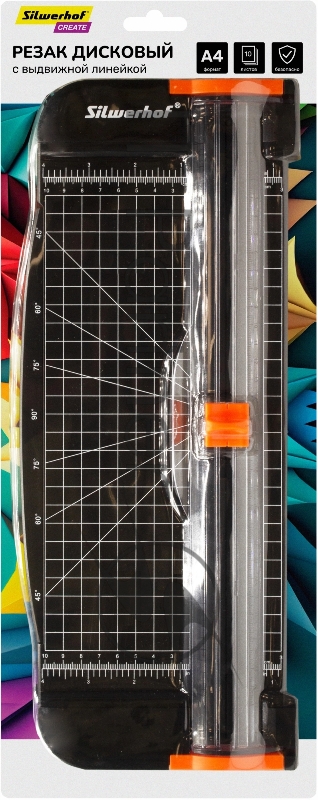 Резак дисковый Silwerhof Create A4/10лист./380мм/ручн.прижим