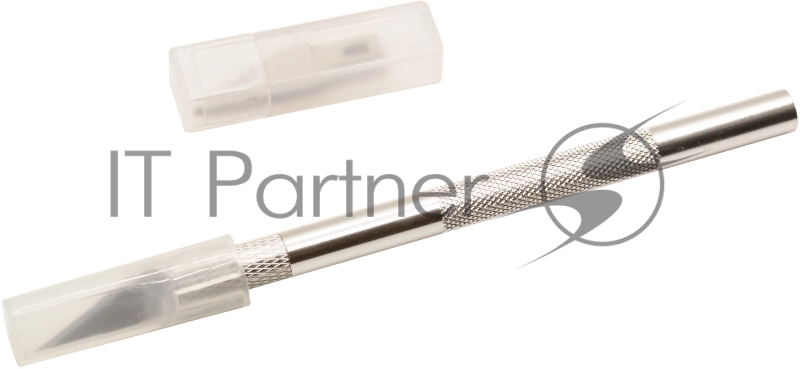 Резак-скальпель Silwerhof Create 5 сменных лезвий металл