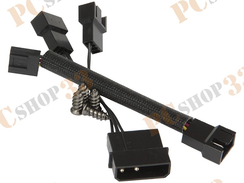 Вентилятор ID-Cooling PL 12025-B d120мм, 600-2200об./мин., подсветка (питание от мат.платы и разъема питания ATA HDD)