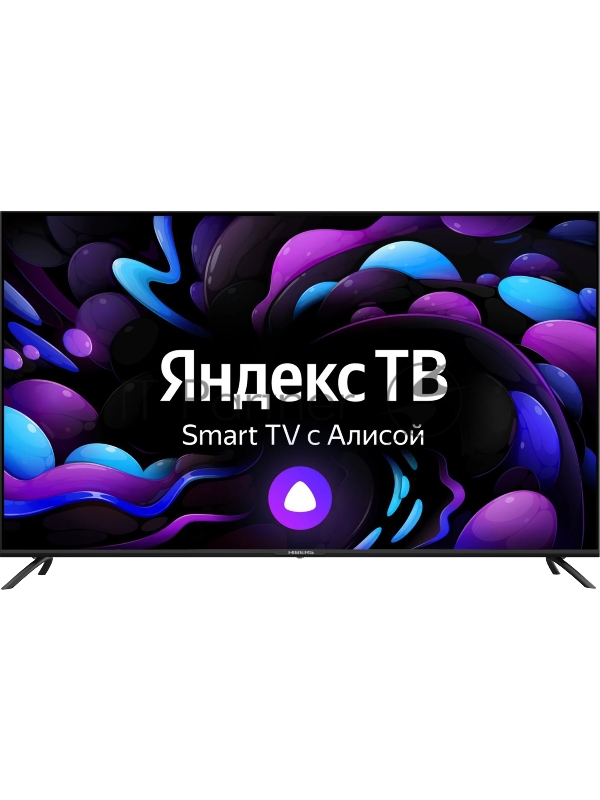Телевизор HIBERG 55Y UHD-R черный 4k UHD 60Hz Yandex TV 1.5/8Gb