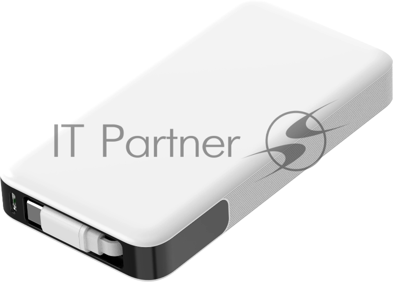 Мобильный аккумулятор Cactus CS-PBFSPA-10000 10000mAh 22.5W 4.5A 2xUSB-C белый