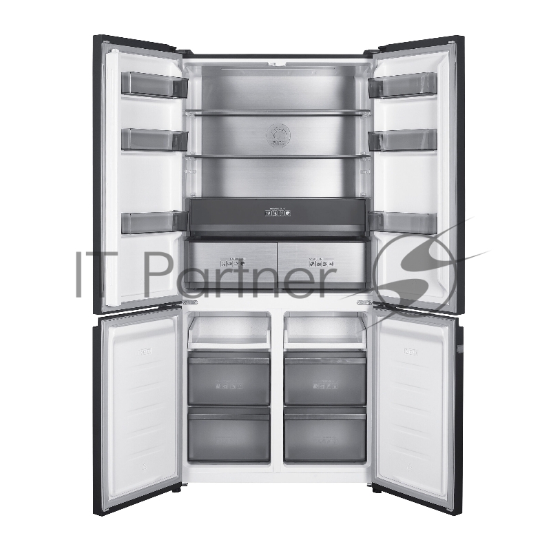 Холодильник WILLMARK BIC-785IX (578л,ПОЛУВСТРАИВАЕМЫЙ,4дв.,Cr door,2 инверт,Total NoFrost,INOX)