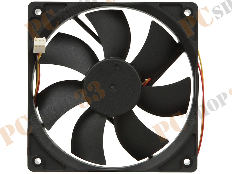 Вентилятор Gembird FANCASE3 d120мм, 2100об./мин. (питание от мат.платы)