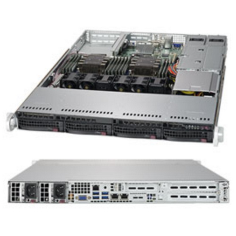 Сервер Серверная платформа 1U SATA SYS-6019P-WTR SUPERMICRO