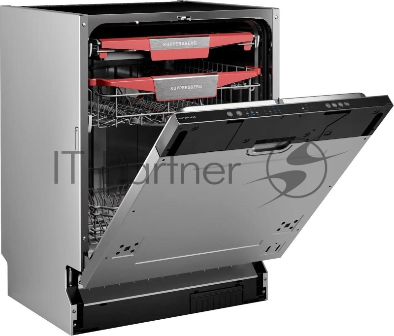 Встраиваемая посудомоечная машина Kuppersberg/ Встраиваемая посудомоечная машина Kuppersberg, 14 комплектов, 7 программ, 3 корзины, конденсационная сушка, автоматическое открывание двери, луч на полу, полная защита от протечек, коллекция High-Tech, и