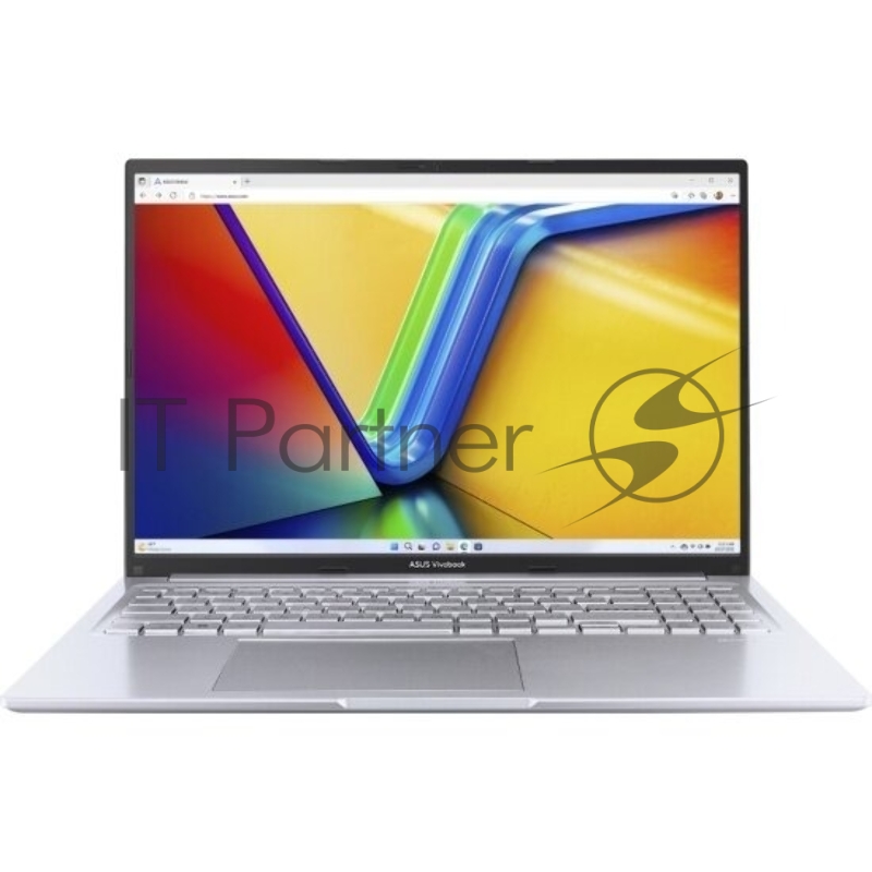 Ноутбук ASUS Vivobook 16 X1605VA-MB864 16.0/IPS/Intel Core i7-13700H/32Gb/SSD1Tb/Intel Iris Xe Graphics/NoOS/silver/1.88кг