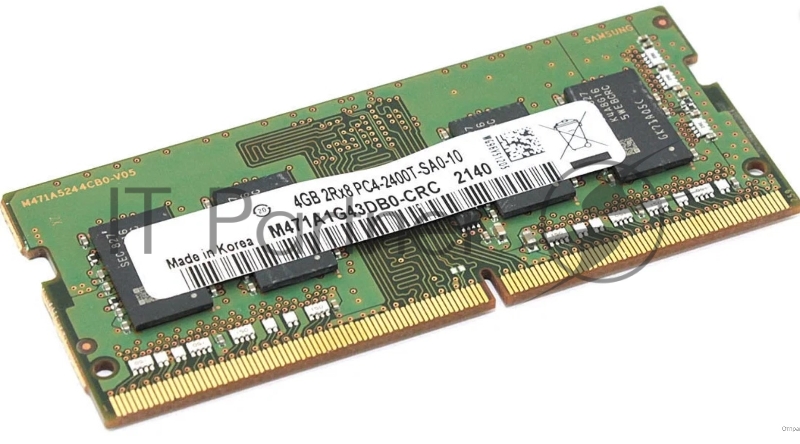 Оперативная память Kingston ValueRAM, DDR4, 4 GB (1x4 GB), 2400 MHz, CL17, SO-DIMM