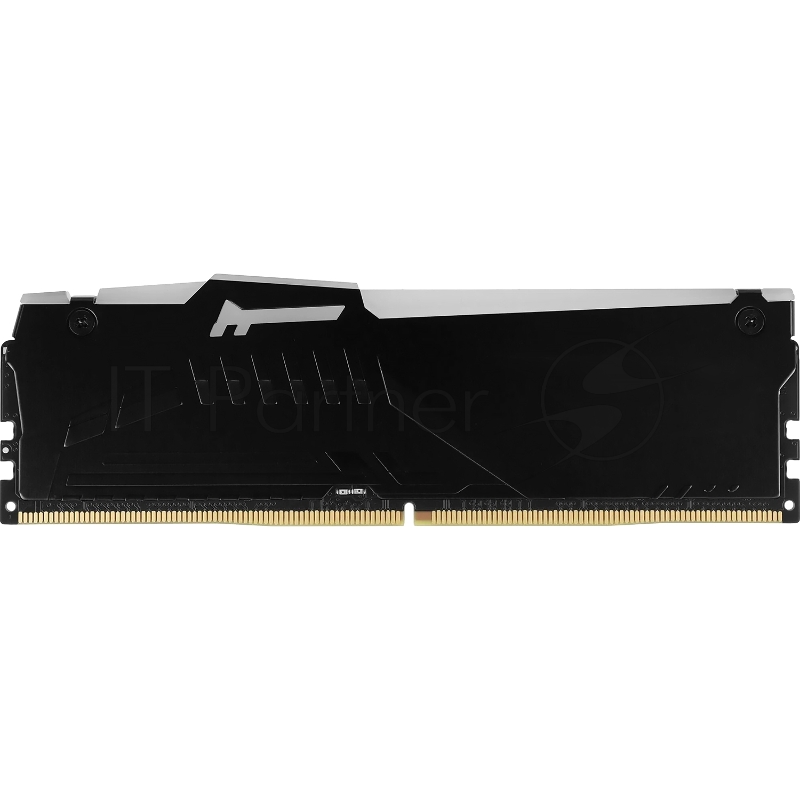 Оперативная память Kingston Fury Beast, DDR5, 16 GB (1x16 GB), 6000 MHz, CL30, с радиатором, RGB, черный