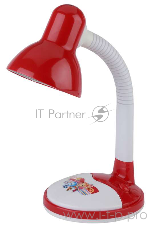 Настольные светильники ЭРА Б0019779 Настольный светильник N-106-E27-40W-R красный, дизайн