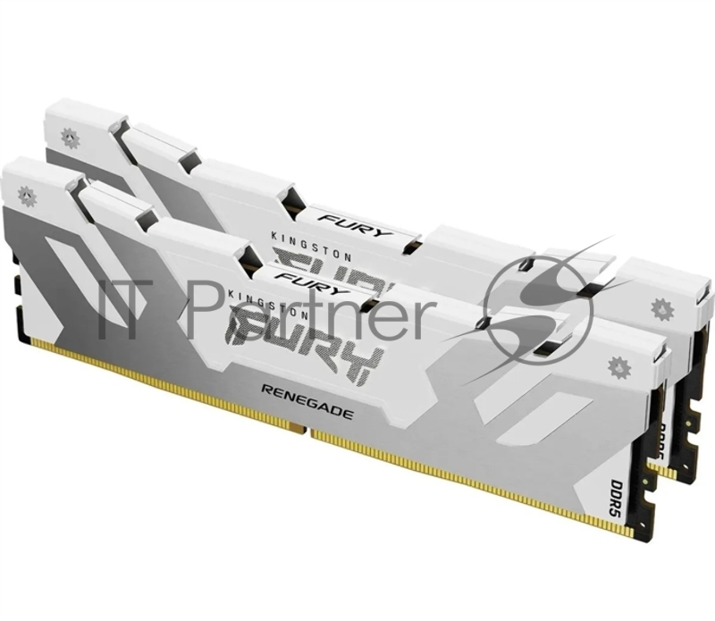 Оперативная память Kingston Fury Renegade, DDR5, 32 GB (2x16 GB), 8000 MHz, CL38, радиатор, белый