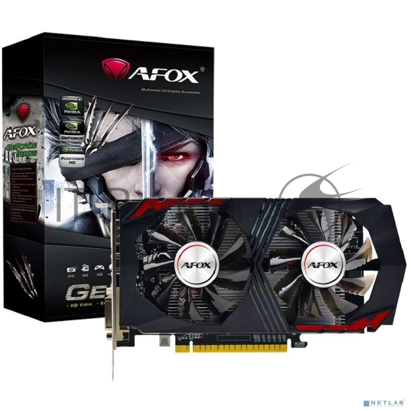 Видеокарта Afox GTX1050Ti GAMING 4GB GDDR5 128bit DVI DP HDMI 2FAN RTL