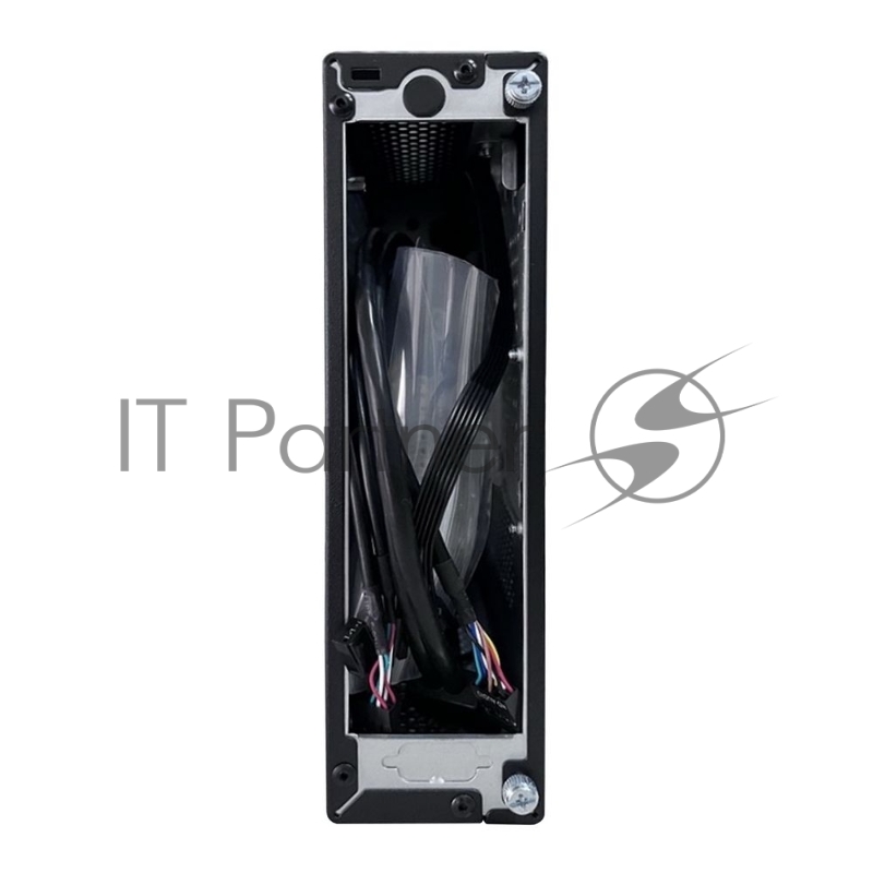 Корпус FoxLine FL-105-AD120-DC-INF (FL-105-AD120-DC-INF) |FL-105-AD120-DC-INF| mITX case (2L), 2*USB2.0+2*USB3.0, 1*combo audio, 40mm FAN, VESA, w/DC-ATX converter, w/120W pwr adapter, w/pwr