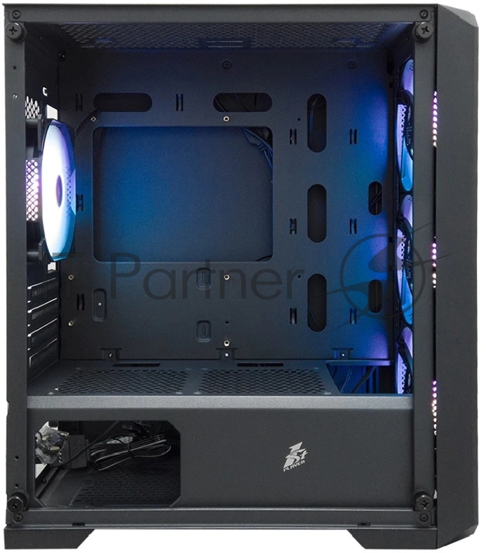 1STPLAYER TRILOBITE T5 ARGB Black / mATX / 4x120mm ARGB fans / T5-BK-4F7