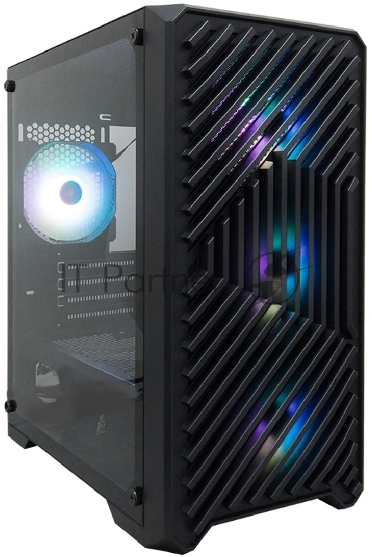 1STPLAYER TRILOBITE T5 ARGB Black / mATX / 4x120mm ARGB fans / T5-BK-4F7