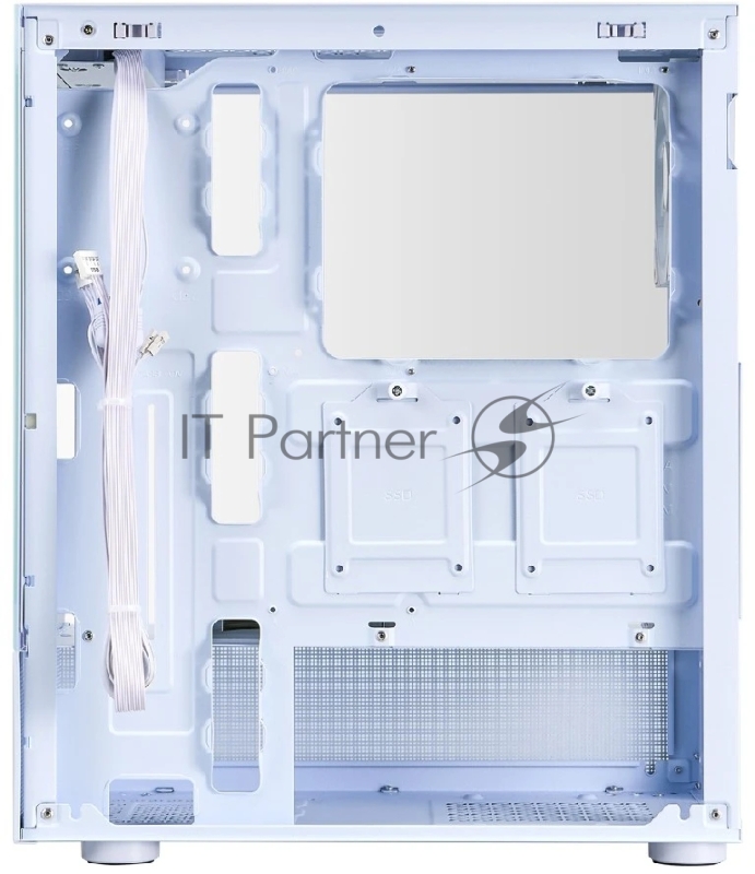 1STPLAYER MIKU Mi7-A ARGB White / ATX / 3x120mm ARGB fans / Mi7-A-WH-2FC7R-W-1FC7-W