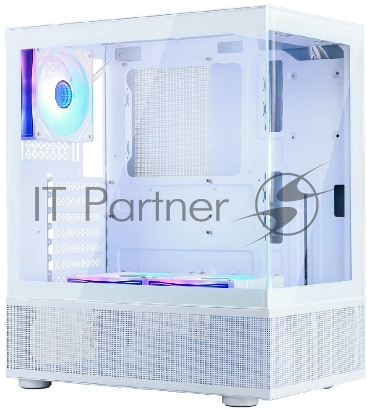 1STPLAYER MIKU Mi7-A ARGB White / ATX / 3x120mm ARGB fans / Mi7-A-WH-2FC7R-W-1FC7-W