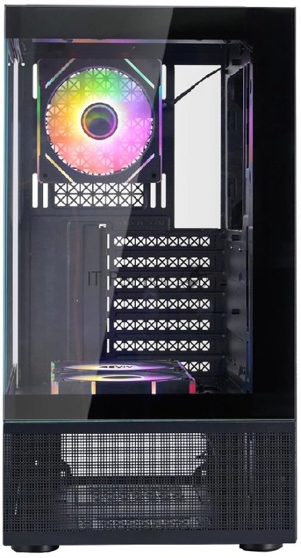 1STPLAYER MIKU Mi7-A ARGB Black / ATX / 3x120mm ARGB fans / Mi7-A-BK-2FC7R-1FC7