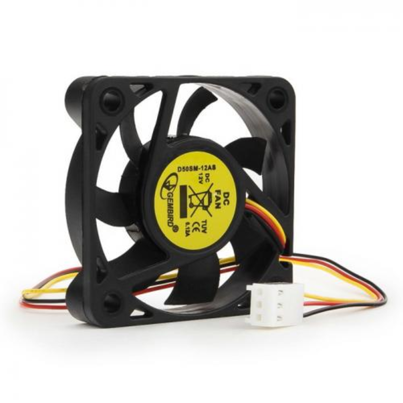 Вентилятор Gembird D50SM-12AS d50мм, 4200об./мин. (питание от мат.платы)