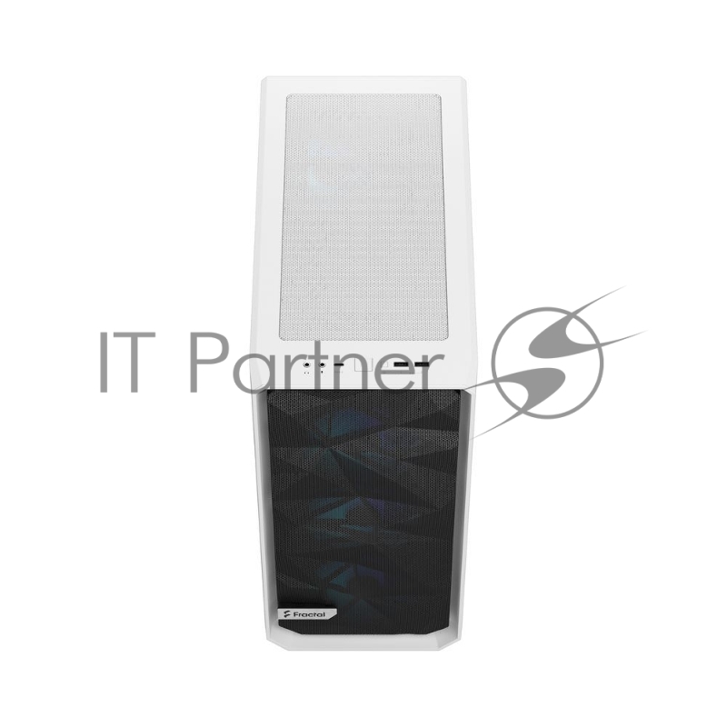 Корпус ПК без блока питания Fractal Design Meshify 2 Compact RGB TG Light Tint, Midi-Tower, 4x120mm RGB, 2xUSB-A 3.2 + 1xUSB 3.2 Type-C ATX, mATX, mITX White