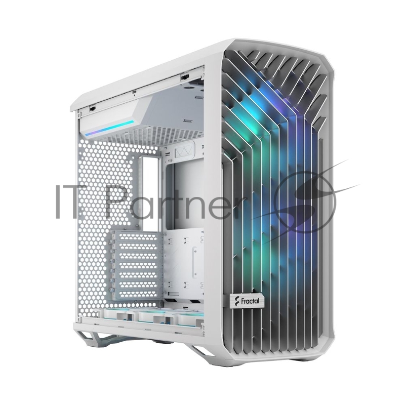 Корпус ПК без блока питания Fractal Design Torrent RGB TG Clear Tint, Full-Tower, 2x180mm + 3x140mm RGB, 2xUSB-A 3.2 + 1xUSB 3.2 Type-C E-ATX, SSI-CEB, SSI-EEB, ATX, mATX, mITX White