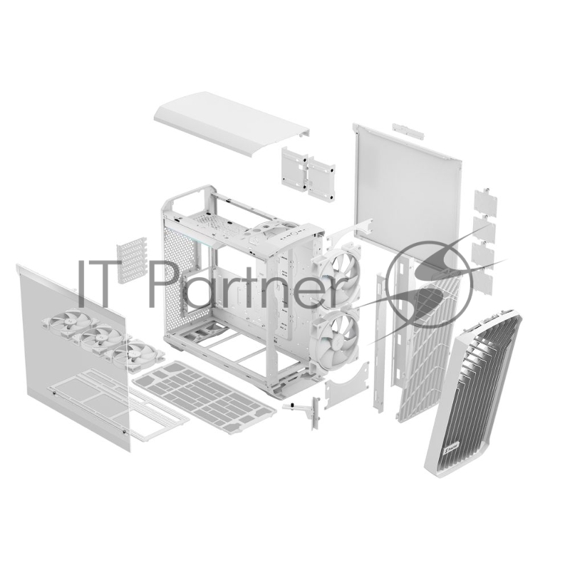 Корпус ПК без блока питания Fractal Design Torrent RGB TG Clear Tint, Full-Tower, 2x180mm + 3x140mm RGB, 2xUSB-A 3.2 + 1xUSB 3.2 Type-C E-ATX, SSI-CEB, SSI-EEB, ATX, mATX, mITX White