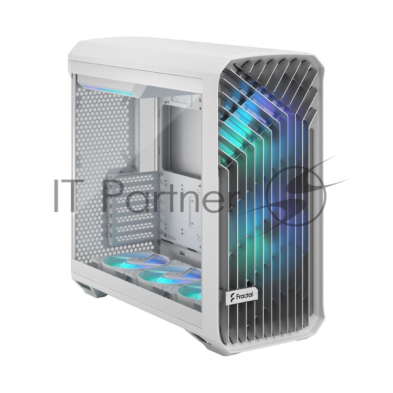 Корпус ПК без блока питания Fractal Design Torrent RGB TG Clear Tint, Full-Tower, 2x180mm + 3x140mm RGB, 2xUSB-A 3.2 + 1xUSB 3.2 Type-C E-ATX, SSI-CEB, SSI-EEB, ATX, mATX, mITX White