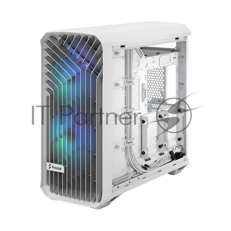 Корпус ПК без блока питания Fractal Design Torrent RGB TG Clear Tint, Full-Tower, 2x180mm + 3x140mm RGB, 2xUSB-A 3.2 + 1xUSB 3.2 Type-C E-ATX, SSI-CEB, SSI-EEB, ATX, mATX, mITX White