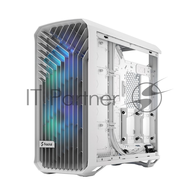 Корпус ПК без блока питания Fractal Design Torrent RGB TG Clear Tint, Full-Tower, 2x180mm + 3x140mm RGB, 2xUSB-A 3.2 + 1xUSB 3.2 Type-C E-ATX, SSI-CEB, SSI-EEB, ATX, mATX, mITX White