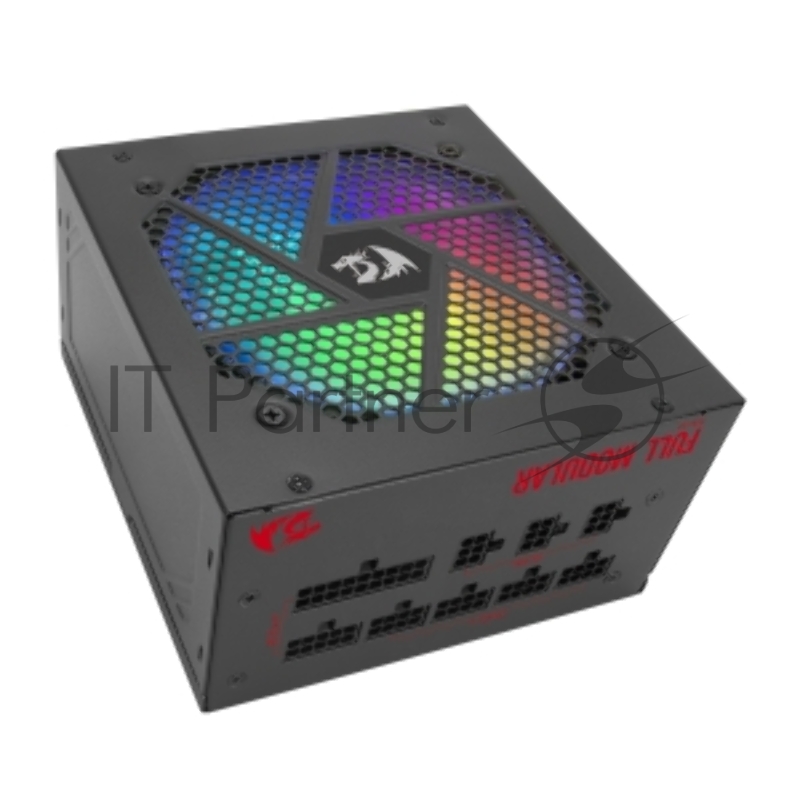 Блок питания для ПК Redragon RGPS-750W 750Вт, модульный, 80+Gold,RGB