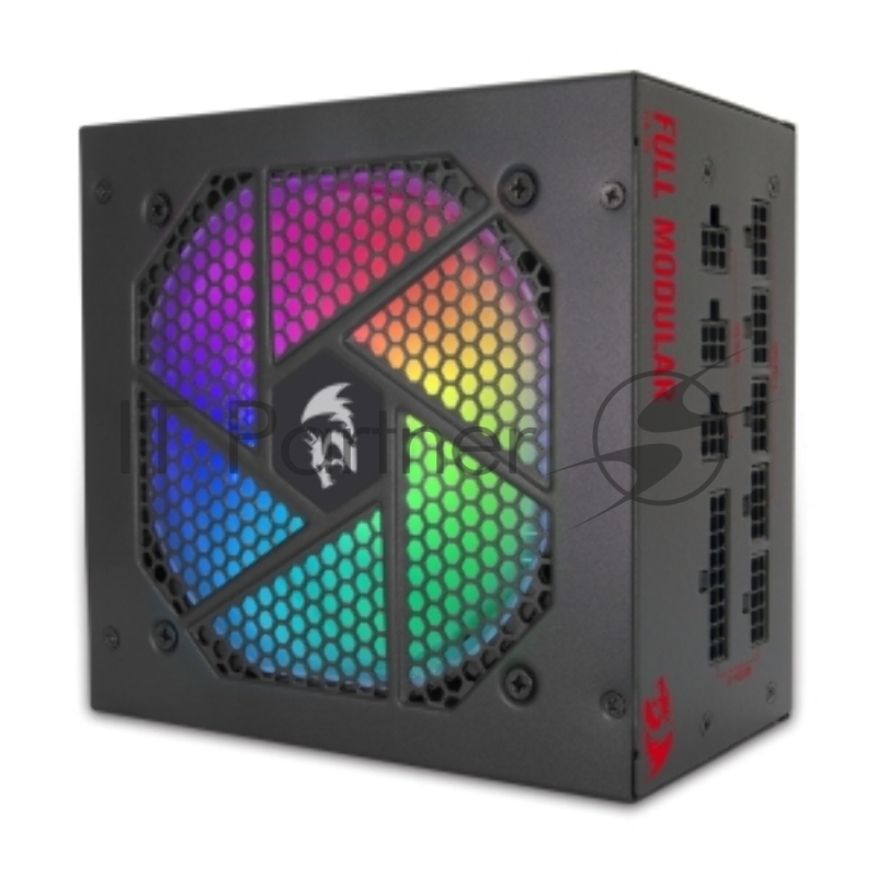 Блок питания для ПК Redragon RGPS-750W 750Вт, модульный, 80+Gold,RGB