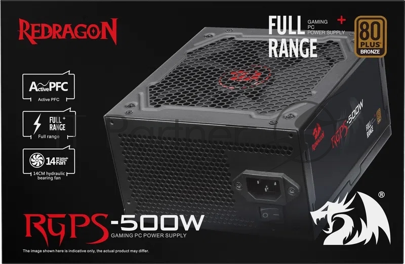 Блок питания для ПК Redragon RGPS-500W 500Вт,80+Bronze