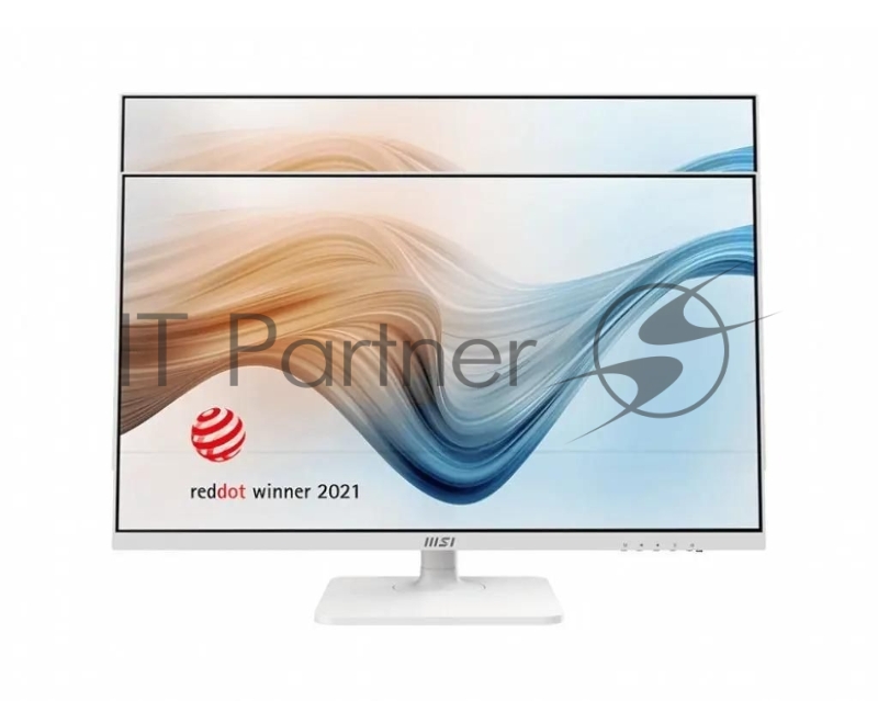 Монитор 27 MSI Modern MD272QXPW White (IPS, 2560x1440, HDMI+DP+Type C, 4 ms, 178°/178°, 400 cd/m, 1000:1 (100M:1), 100Hz, Spk, Pivot)
