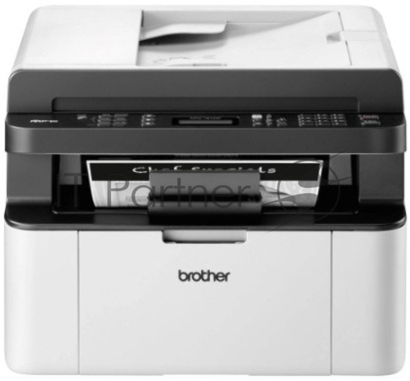 МФУ лазерное Brother MFC-1910W (MFC1910WF1) A4, ч/б, печ. 20 стр/мин, 2400x600 DPI Ethernet USB WiFi серый