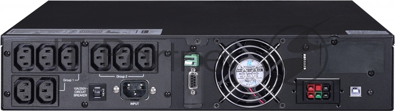 Источник бесперебойного питания Powercom Next, On-Line, 1500VA/1500W, Rack/Tower, 8*IEC320-C13, LCD, Serial+USB, SmartSlot, подкл. доп. Батарей (2027190)