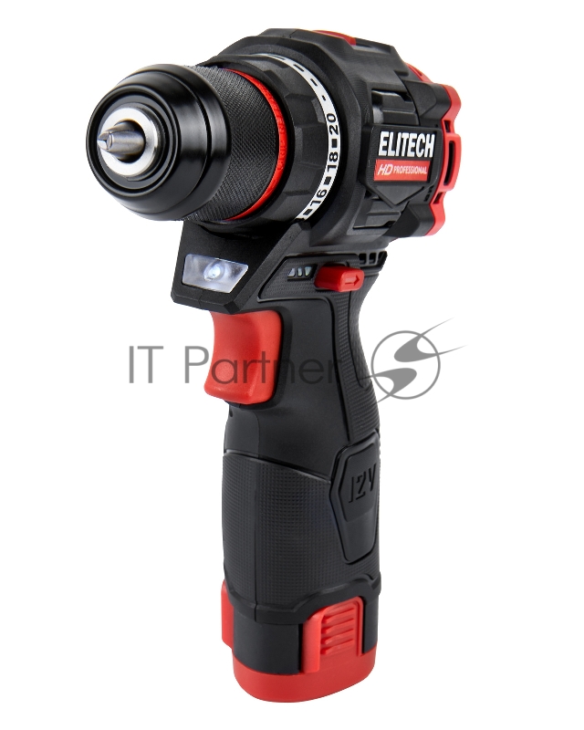 Дрель-шуруповерт Elitech CD 12L2 (E2201.038.01) 24Вт аккум. патрон:быстрозажимной (кейс в комплекте) (205713)