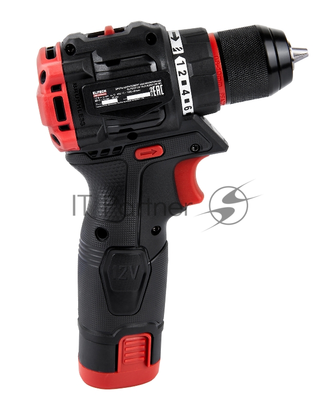 Дрель-шуруповерт Elitech CD 12L2 (E2201.038.01) 24Вт аккум. патрон:быстрозажимной (кейс в комплекте) (205713)