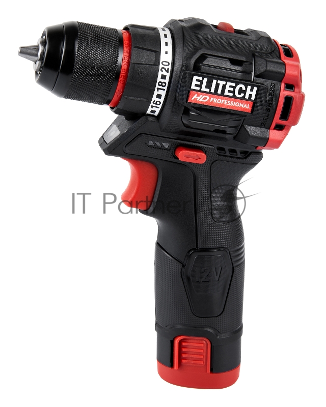 Дрель-шуруповерт Elitech CD 12L2 (E2201.038.01) 24Вт аккум. патрон:быстрозажимной (кейс в комплекте) (205713)