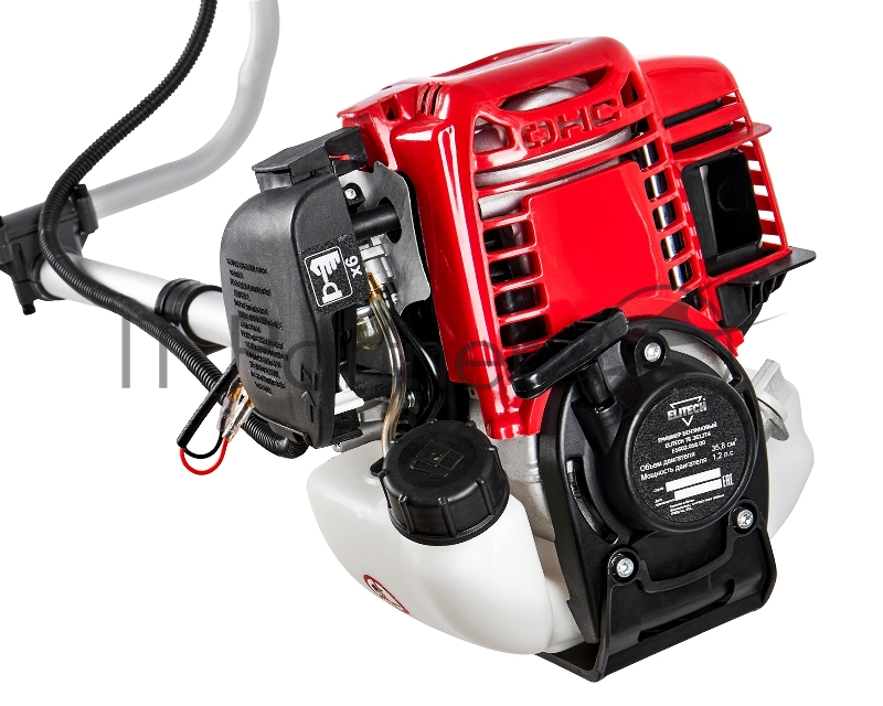 Триммер бензиновый Elitech ТБ 3612T4 (E1602.016.00) 900Вт 1.2л.с. неразбор.штан. реж.эл.:леска/нож